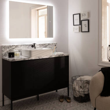 Miroir Salle de Bain avec Éclairage LED 98x68cm Big Mason