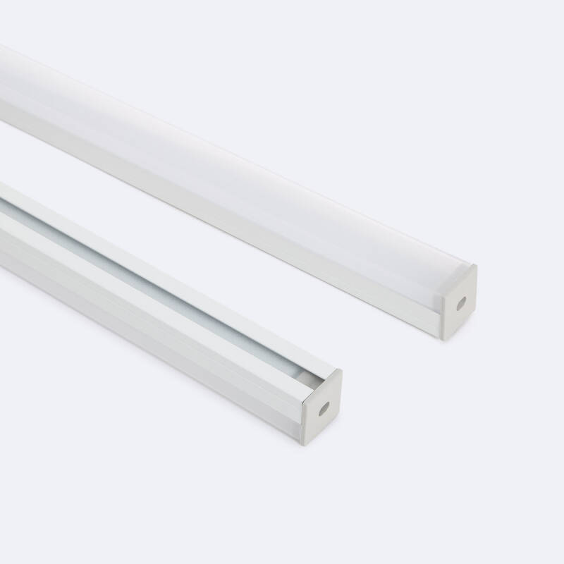 Image de Profilé Aluminium Suspendu 2 m pour Rubans LED jusqu'à 17 mm
