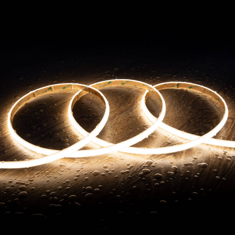 Afbeelding van Led Strip Dimbaar 220V WCOB Zelfregulerend 260 LED/m 15W/m 1350lm/m SILICONE FLEX Breedte 10mm IP65 te knippen 5cm Op maat