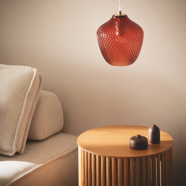 Oradea Metal & Glass Pendant Lamp