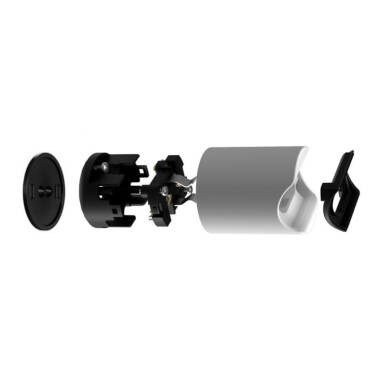 Immagine di Portalampada Esse14 da Bagno IP44 per lampadine S14d Creative-Cables PLS14DPB 