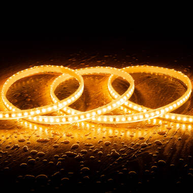 Product Led Strip Dimbaar 220V SMD Zelfregulerend 120 LED/m 10W/m 1000lm/m Breedte 12mm te knippen om de 10cm IP65 Op maat