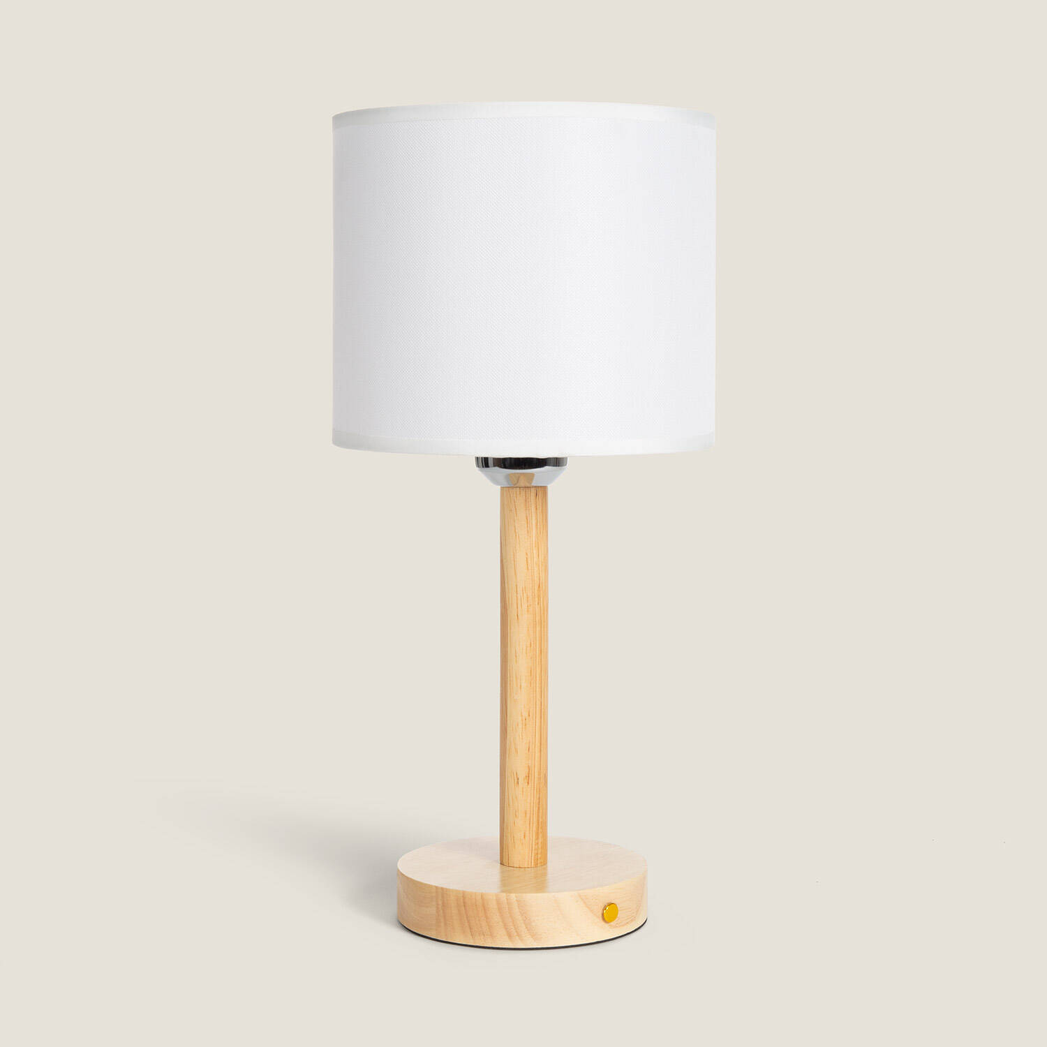 Lampa Stołowa LED 1W Przenośna z Drewna USB z Akumulatorem Folgosa - widok 2