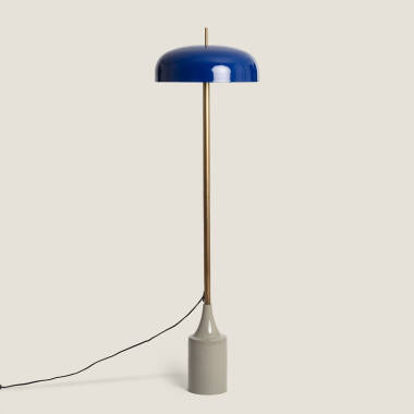 Lampa Podłogowa z Metalu i Aluminium Dolena