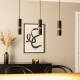 Image de Suspension Métal Lumen 3 Spots  