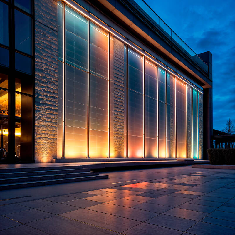 Image of LED Wall Washer 36W RGB 100cm IP65