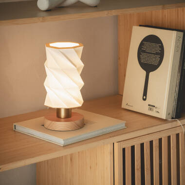 Lampe à Poser Bois Hiva