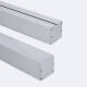 Image of Suspended XL 50x50 Aluminium Profile with Continuous Cover for LED Strip up to 45mm