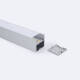 Image of Suspended XL 50x50 Aluminium Profile with Continuous Cover for LED Strip up to 45mm
