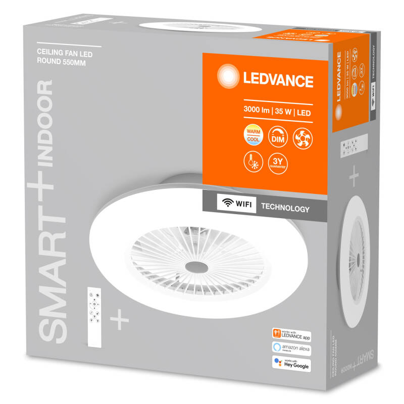 Obrázek Stropní Ventilátor Kulatý 74 W Smart+ WiFi LEDVANCE
