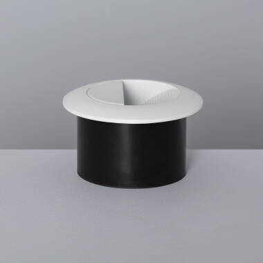 Image of Wabi 3W White Round Aluminium Outdoor Recessed Wall Light