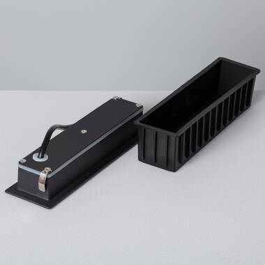 Image of Wabi 3W Linear Rectangular Black Aluminium Outdoor Step Light