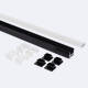 Image of Surface Aluminium Profile with Continuous Cover for LED Strip up to 13mm 