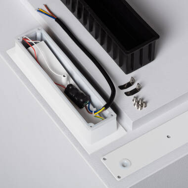 Afbeelding van Wandlamp LED  Aluminium Rechthoekige Outdoor Lineair Wabi Wit