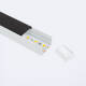 Afbeelding van Profiel Aluminium  met doorlopende afdekking voor dubbele LED-strip tot 22 mm 