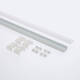 Image de Profilé Aluminium En Saillie pour Rubans LED jusqu'à 12 mm avec Capot Continu