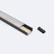 Bild von Aluminiumprofil Aufbau für LED Streifen bis 20 mm mit durchgehender Abdeckung