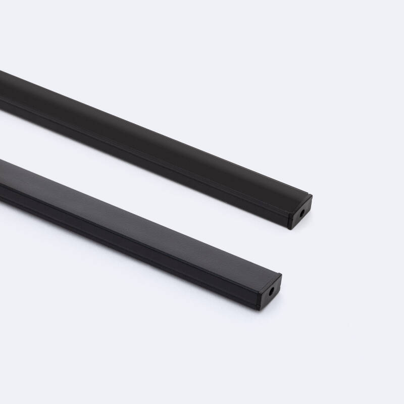 Image de Profilé Aluminium En Saillie pour Rubans LED jusqu'à 12 mm avec Capot Continu
