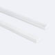 Image of Aluminium Recessed Profile with Continuous Cover for LED Strips up to 12mm