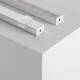 Image de Profilé Aluminium en Saillie avec Capot Continu pour Ruban LED jusqu'à 16mm