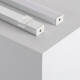 Afbeelding van Aluminium profiel Opbouw met doorlopende afdekking voor LED strips tot 16 mm 