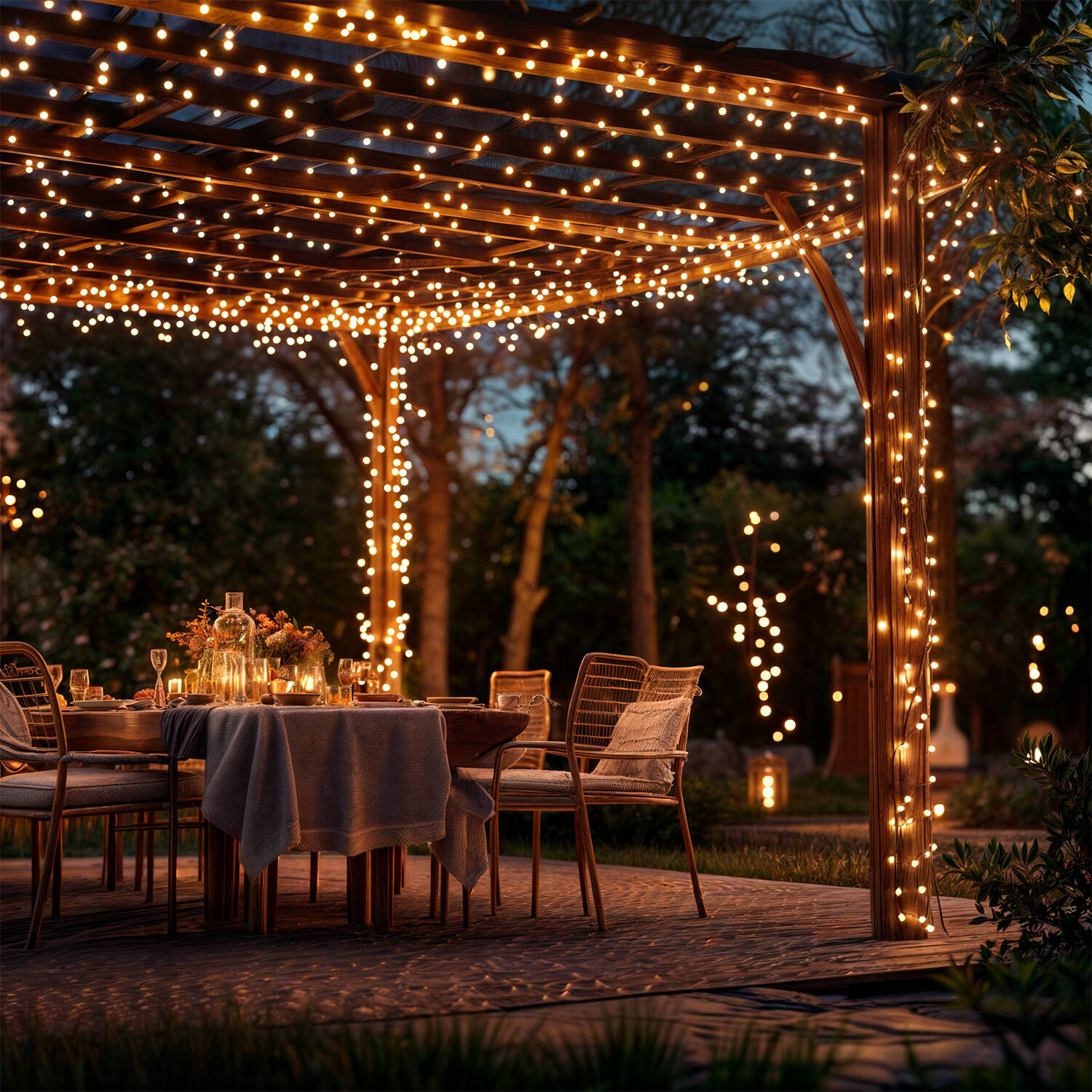 Girlanda Zewnętrzna 100LEDs 12 VAC Easyfit 12m - widok 2
