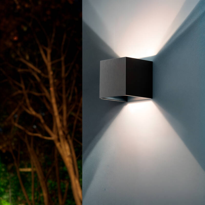 Immagine di Applique da Parete per Esterni LED Regolabile 6W Illuminazione Doppia Luce Eros