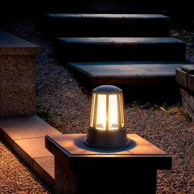 Lampioncino da Muretto per Esterni E27 Alluminio 23,5cm Hokke