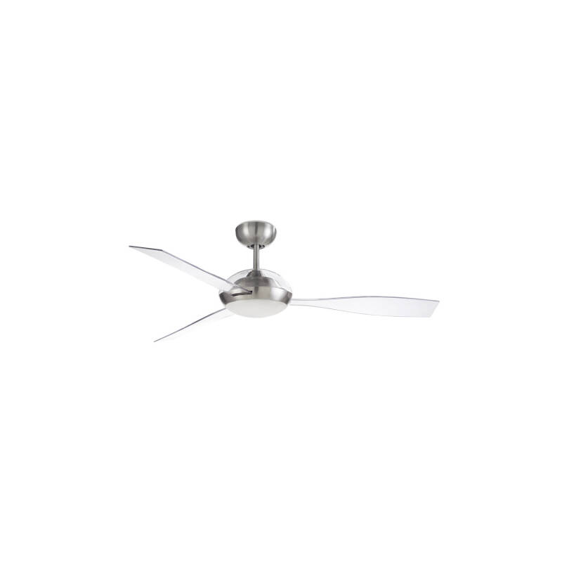 Afbeelding van Stille Plafondventilator Sirocco Nikkel 132cm Motor DC LEDS-C4 30-7657-81-EC