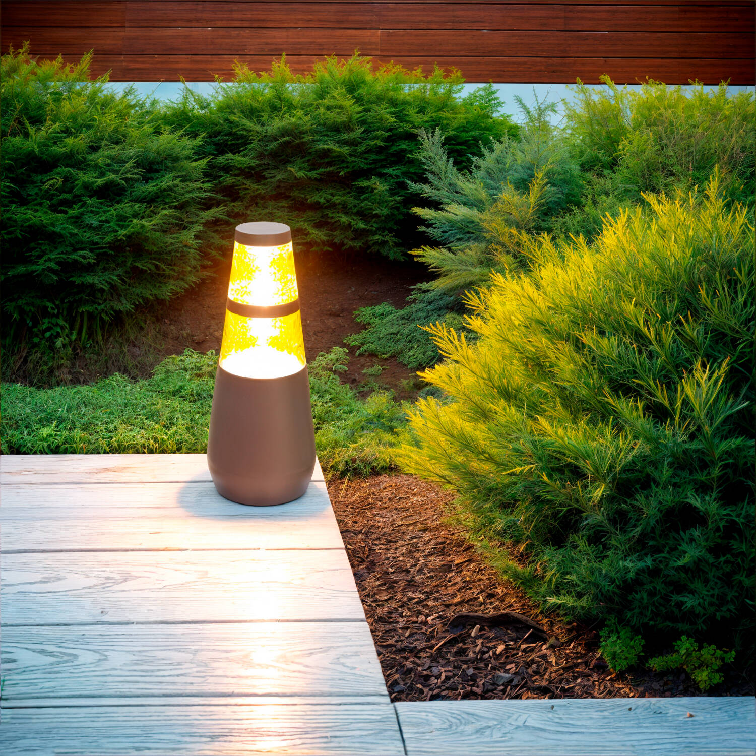 Lampa Ogrodowa LED 8W Naziemna Stojąca 38cm Double-Danko - widok 2