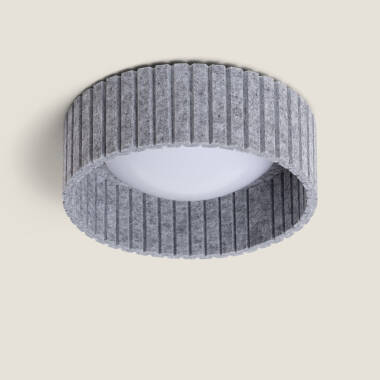 Stropní Přisazené LED Svítidlo z Plsti 9W Kruhové Ø300 mm CCT Volitelné Kaptyn