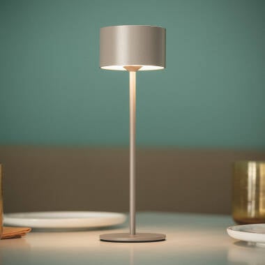 Image of Mounka 2W Portable Metal LED Table Lamp with USB Rechargeable Battery