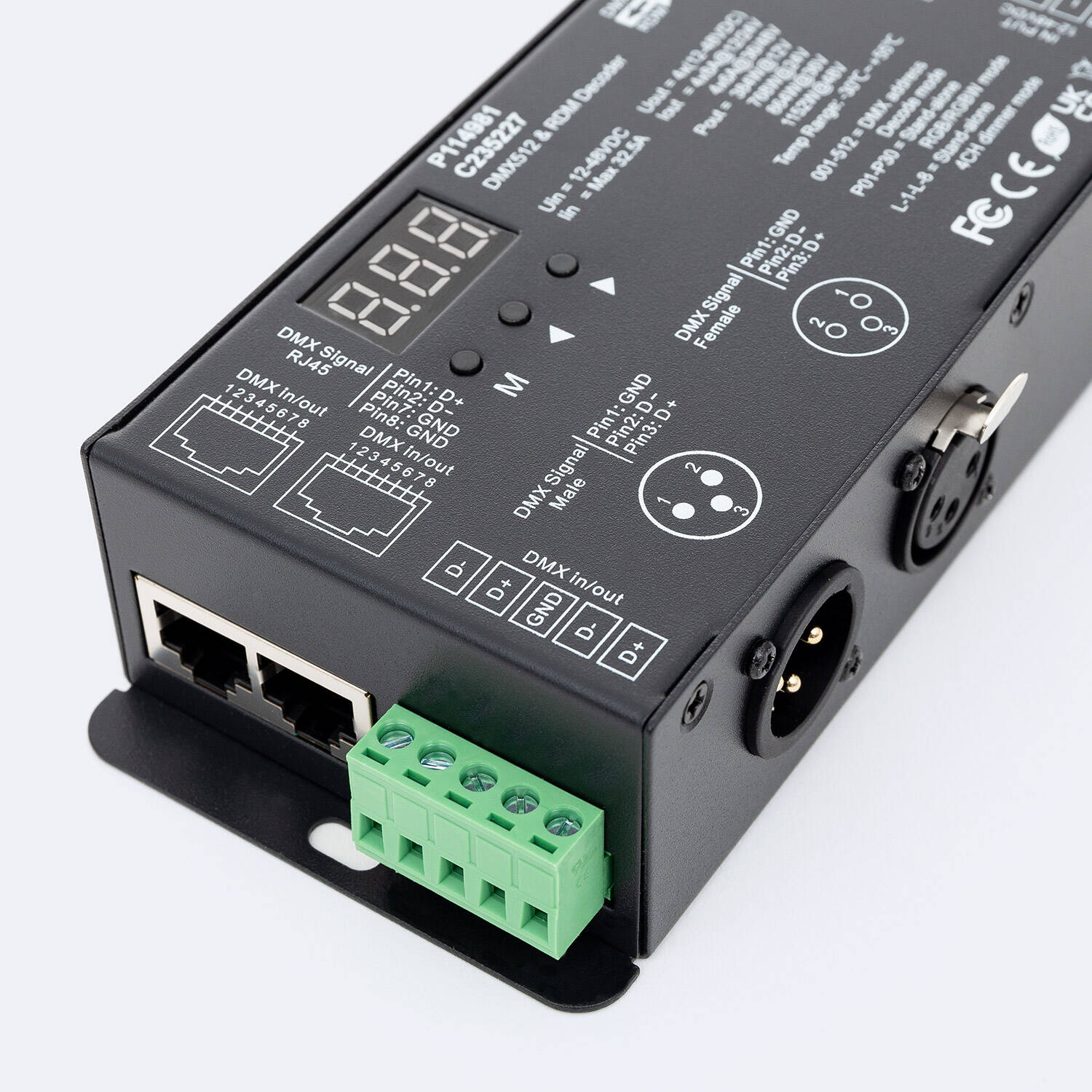 Sterownik DMX512 RDM do Taśm RGB/RGBW High Power - widok prezentacyjny