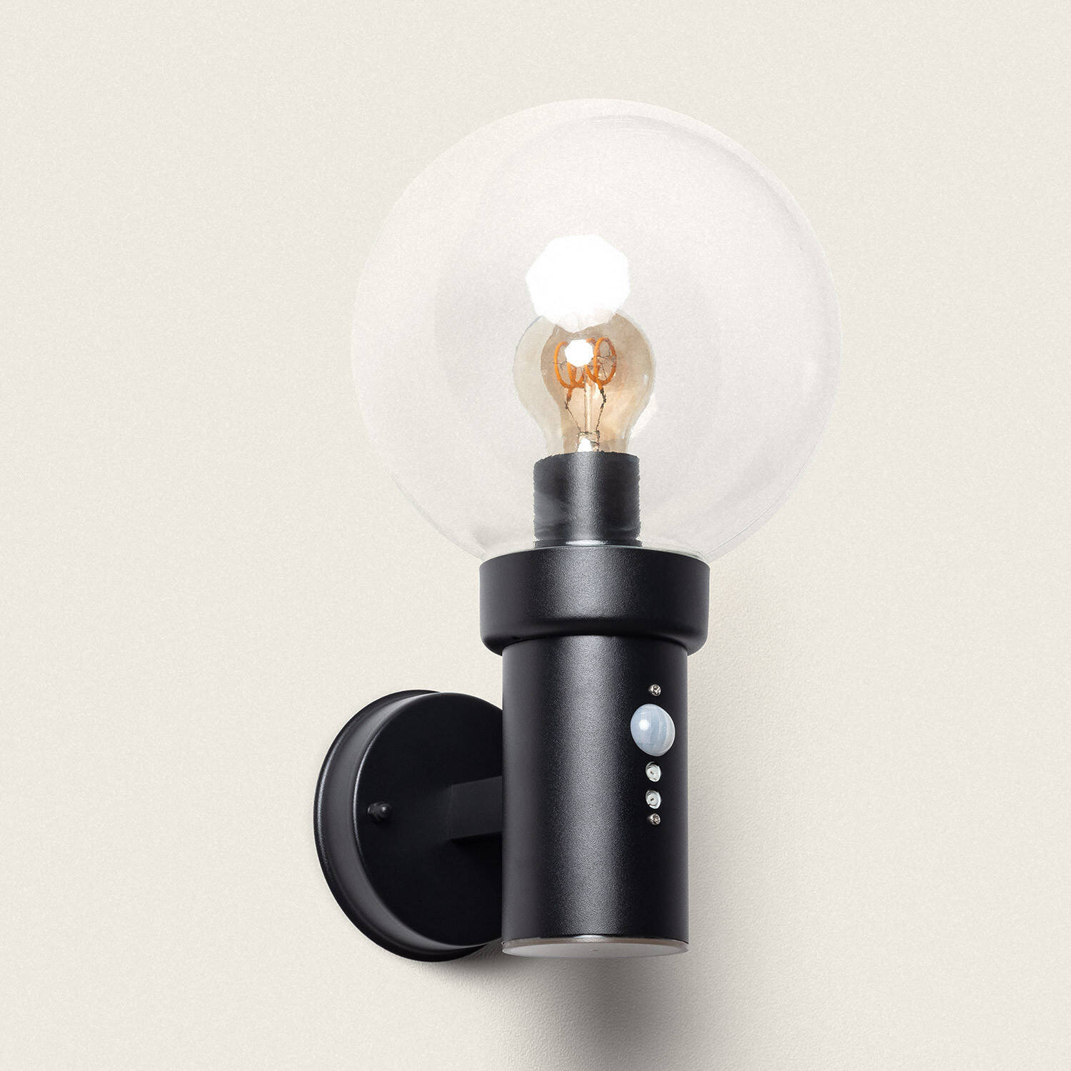 Kinkiet Ścienny Zewnętrzny ze Stali Nierdzewnej z Czujnikiem PIR Optic - widok 2