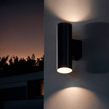 Afbeelding van Wandlamp Outdoor Metaal Dubbelzijdige Verlichting Pimlico Antraciet 