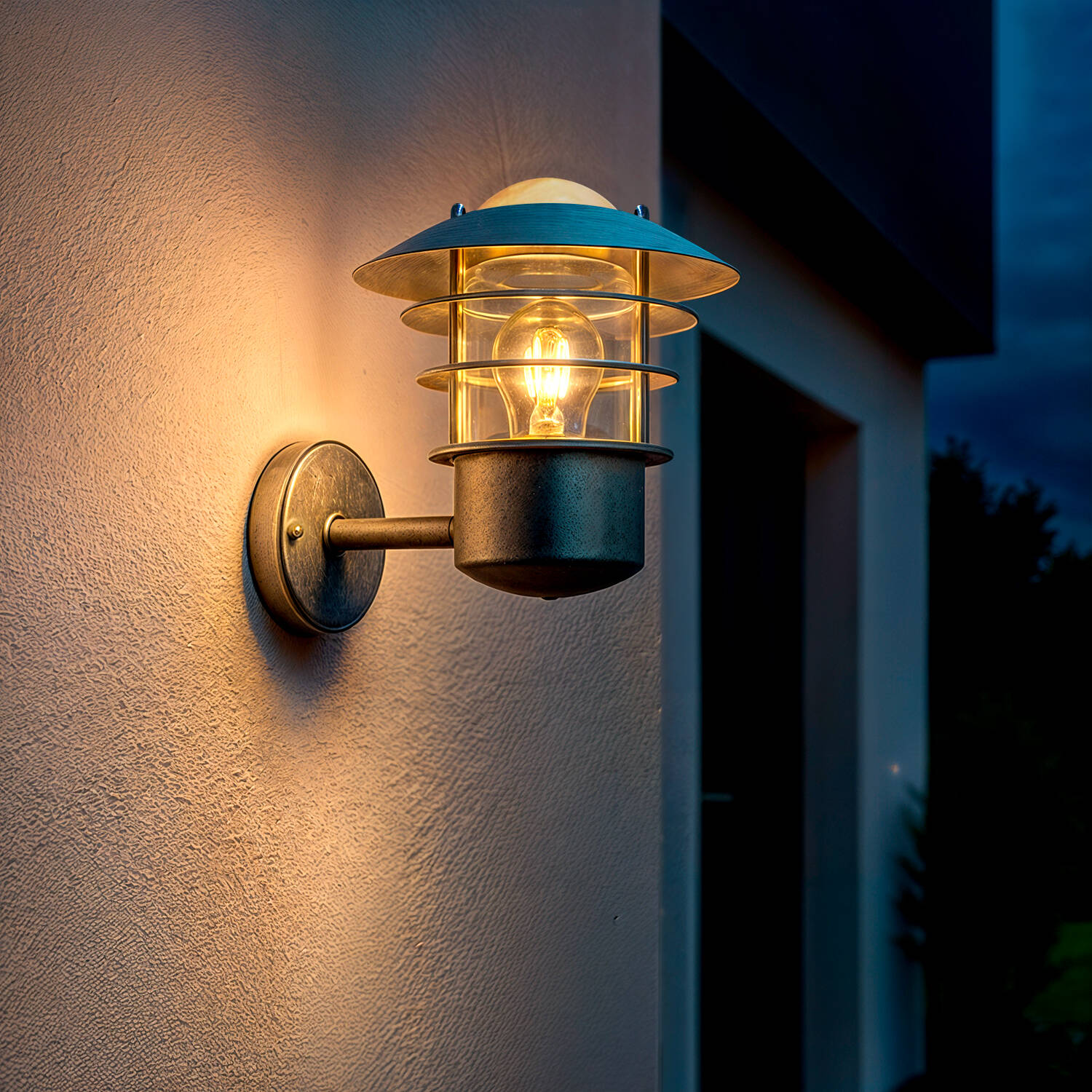 Kinkiet Ścienny Zewnętrzny Stal Ocynkowana Coastal Stage  - widok 2