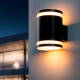Image de Applique Murale Extérieure Solaire LED Aluminium Gael