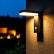 Image de Applique Murale Extérieure Solaire LED Aluminium avec Détecteur de Mouvement Goran