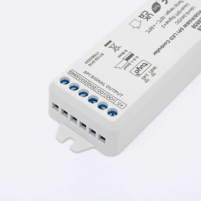 Contrôleur Variateur Ruban LED 12/24V DC CCT 2 canaux Compatible pour