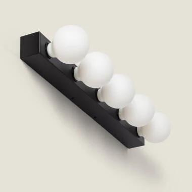 Aizkra 5 Spotlight Metal Wall Lamp for Bathrooms