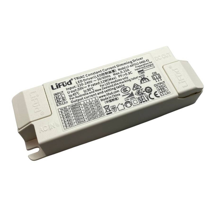 Driver LIFUD Ściemialny Triac 220-240V Dip Switch Wyjście 9-42V  - widok 3