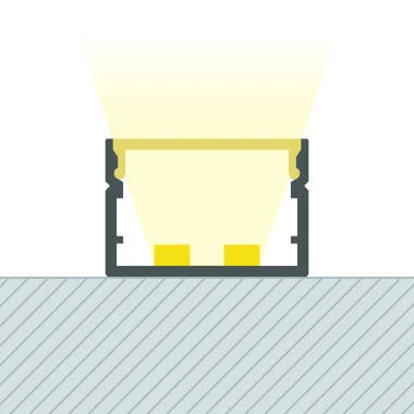 Aluminiumprofil Aufbau für LED Streifen bis 20 mm
