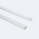 Immagine di Profilo in Alluminio da Incasso con Copertura Continua per strisce LED fino a 12 mm