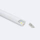 Immagine di Profilo in Alluminio da Incasso con Copertura Continua per strisce LED fino a 12 mm