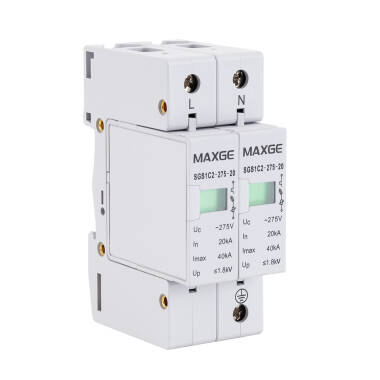 Product Overspanningsbeveiliging MAXGE 4P-Klasse II-40kA-20kA-2kV