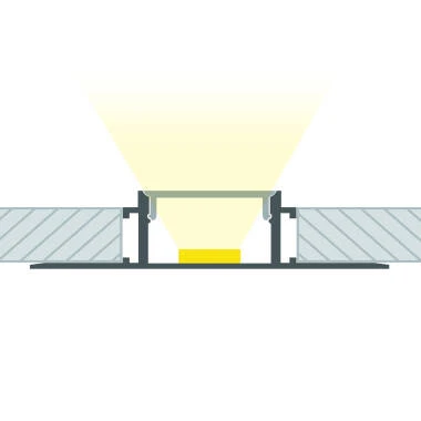 Plaster-in Recessed Aluminium Profile for LED Strip up to 20mm