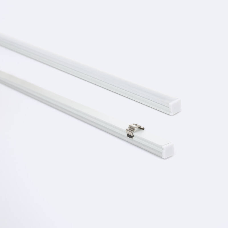 Afbeelding van Aluminium Profiel Opbouw  2 m voor LED Strip tot 6 mm