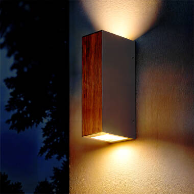 Bild von LED Wandleuchte Außen 6W Aluminium Wox Bild von LED Wandleuchte Außen 6W Aluminium Wox