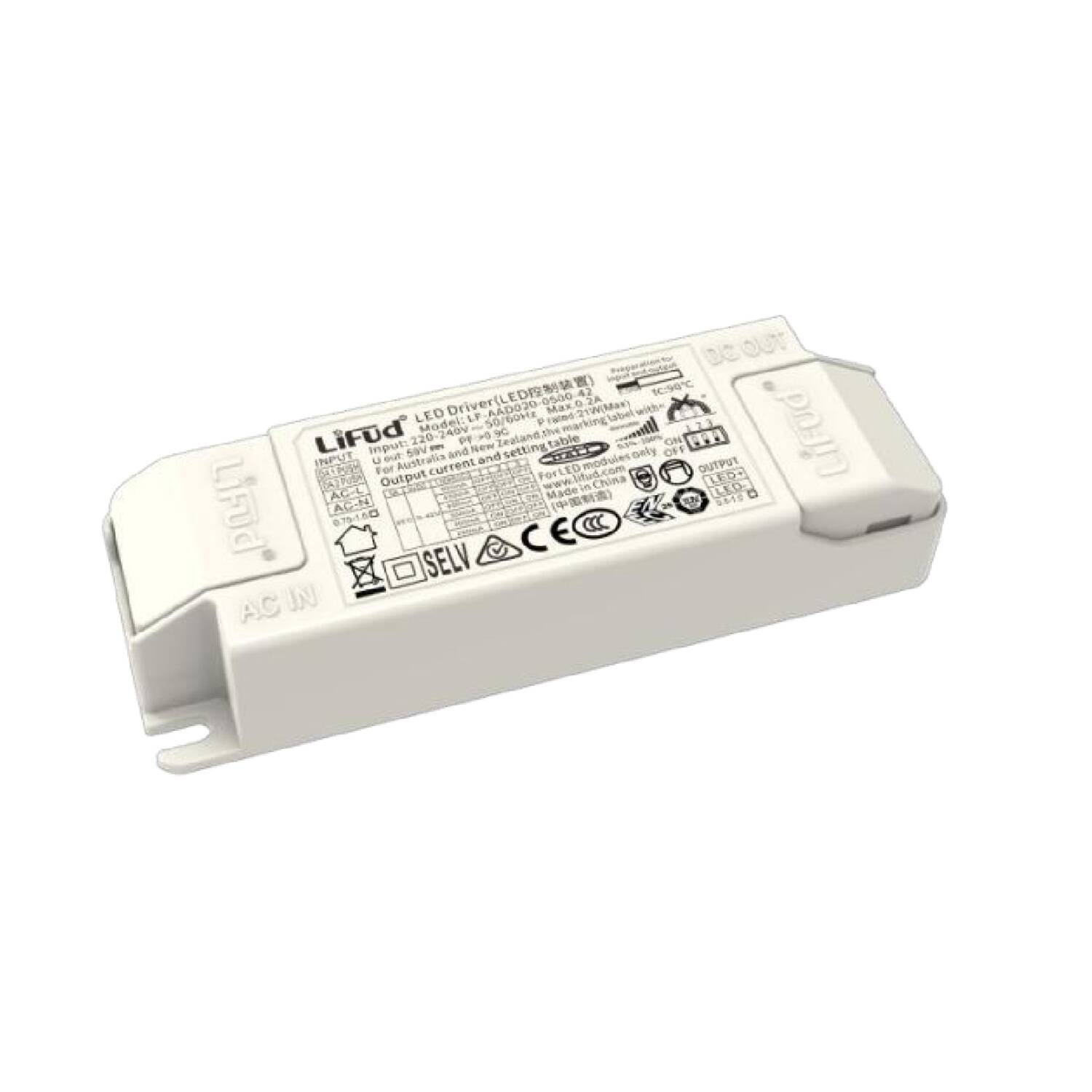 Driver LIFUD Ściemialny DALI/PUSH PRO 200-240V Wyjście 9-42V 