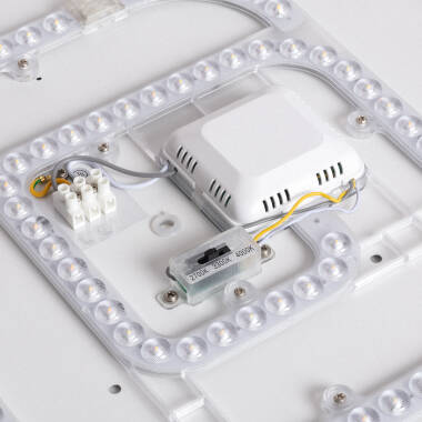 Image of 30W Camden L Metal and Acrylic Selectable CCT LED Wall Lamp